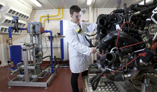 Engine research facilities at Birmingham