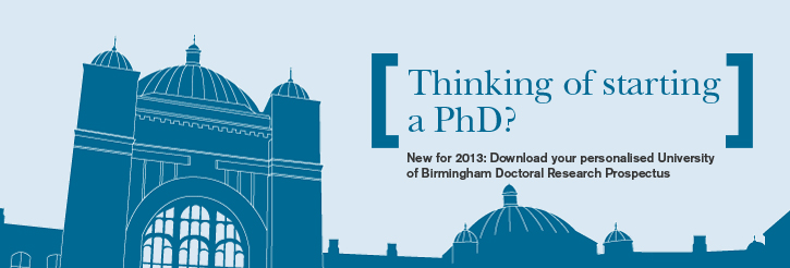 University of Birmingham Doctoral Research Prospectus