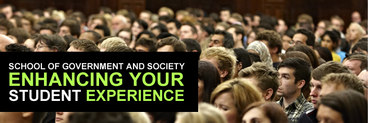 In the School of Government and Society we offer much more than a degree. As a student here, whether undergraduate or postgraduate, you have the opportunity to take part in a wide range of events, with some or all of the costs paid for by the School.