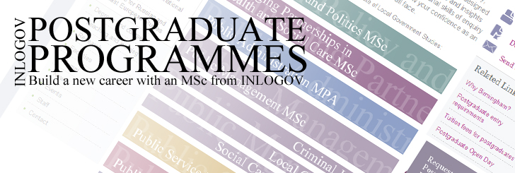 INLOGOV Postgraduate Programmes. Build a new career with an MSc from INLOGOV