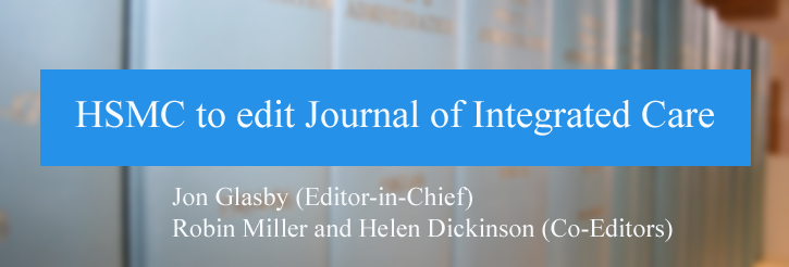 HSMC to edit Journal of Integrated Care