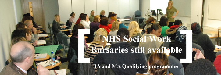 NHS Bursaries still available for BA and MA Social Work programmes