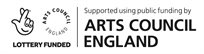 Supported using public funding by Arts Council England logo