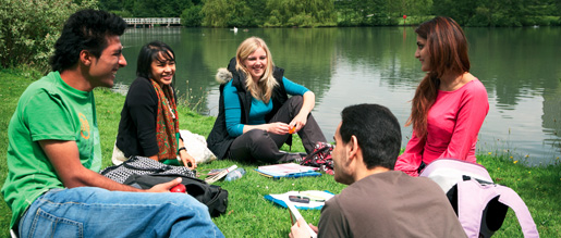 Students outside