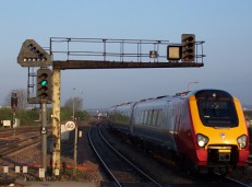Train and signal gantry