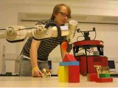 Robotic arm in operation
