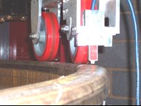 High speed ultra sonic inspection of defective rails.
