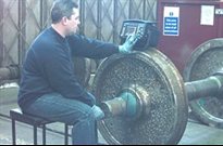 Railway axle inspection