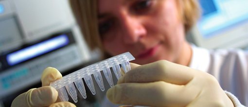 Researcher in a lab