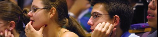 Students attending an A2B lecture