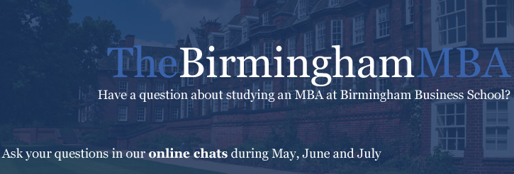 Birmingham MBA Online Chats