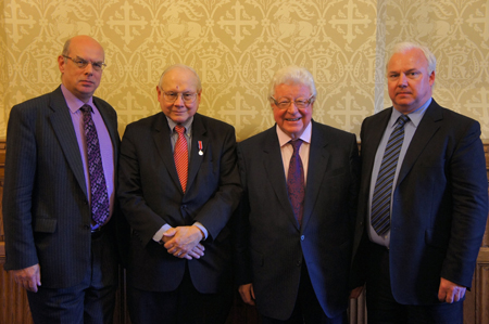 Vice-Chancellor Professor David Eastwood, Dr Jack Templeton, Lord Watson of Richmond, Professor James Arthur