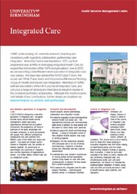 Integrated Care