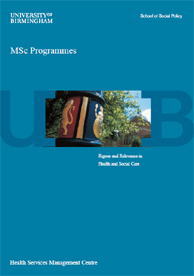 HSMC MSc Programmes 2013
