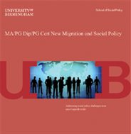 MA New Migration course brochure