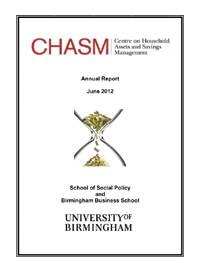 CHASM Annual Report 2012