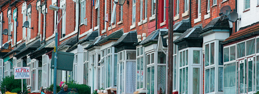 Row of terraced houses