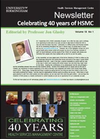 HSMC Newsletter: Celebrating 40 years of HSMC, Vol 18(1)