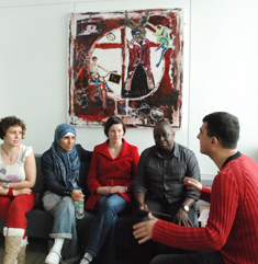 School of Social Policy social work students