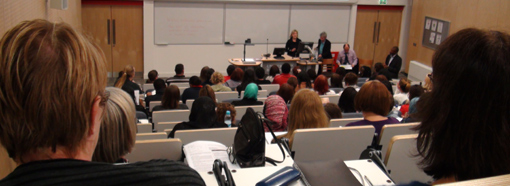 Social Work students in lecture theatre