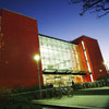 Computer Science building at night