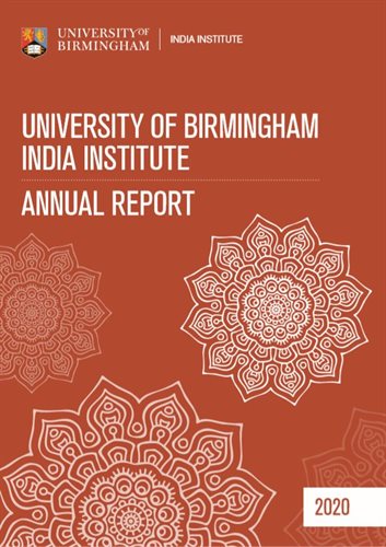 Front cover of the India Institute Annual Report 2020