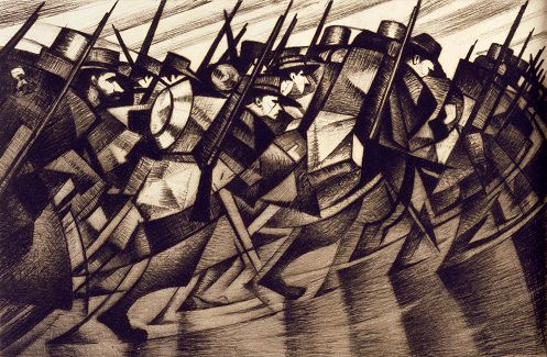 Nevinson- Returning to the Trenches