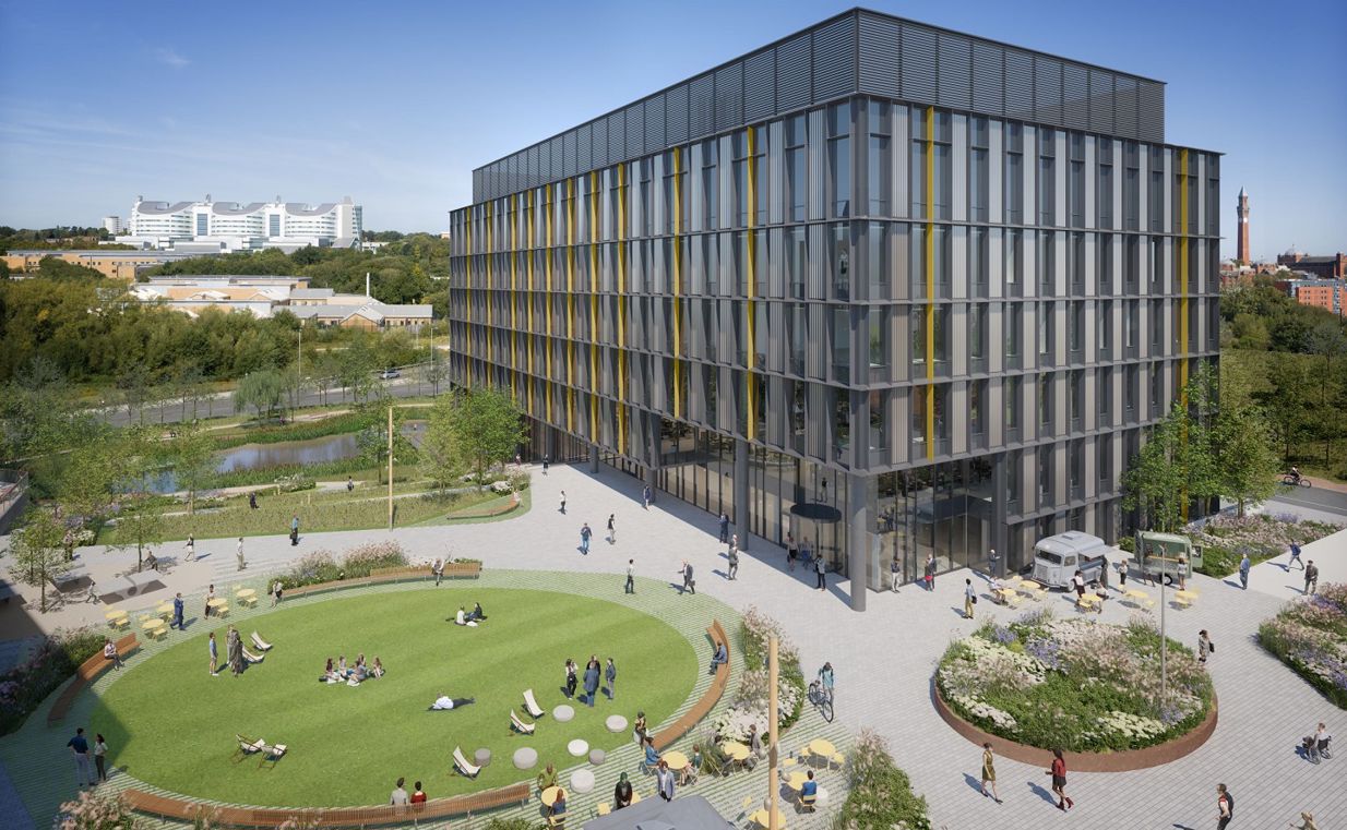 Artist's impression of the Birmingham Health Innovation Campus due to open in 2024.
