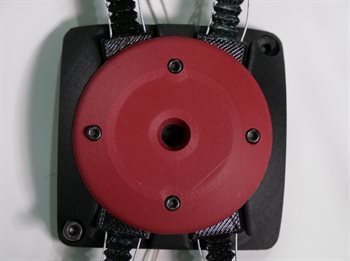 Top view of the slip detector system embedded on the palm of the gripper