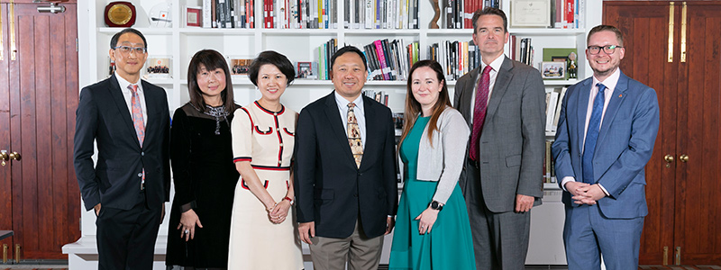 Members of the Hong Kong Foundation board of directors