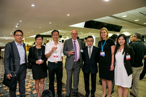 The Vice-Chancellor Professor Sir David Eastwood hosting an alumni reception in Hong Kong