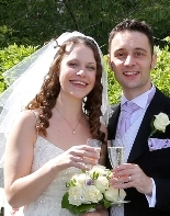 Wedding photo of Jennifer and Antony Dunn