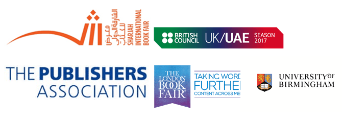 Logos of the organisations involved in the book fair.