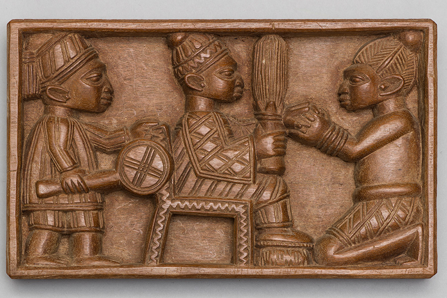 Wooden relief carving, Lamidi Olonade Fakeye (1928 - 2009)