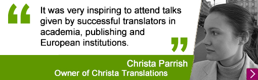 Quote by alumna Christa Parrish