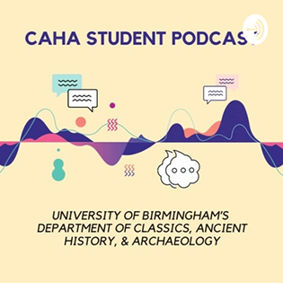 Logo for the CAHA student podcast