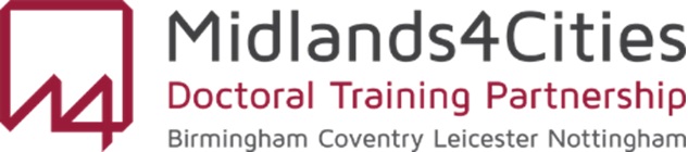 Midland4 Cities Doctoral Training Partnership logo