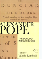The Dunciad in Four Books book cover