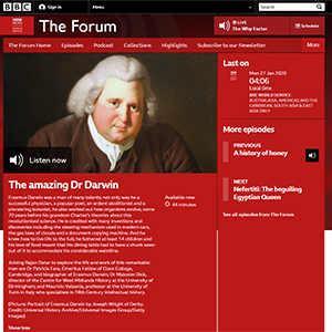 Screenshot of The Forum website