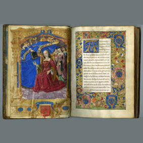 A beautifully decorated historical text