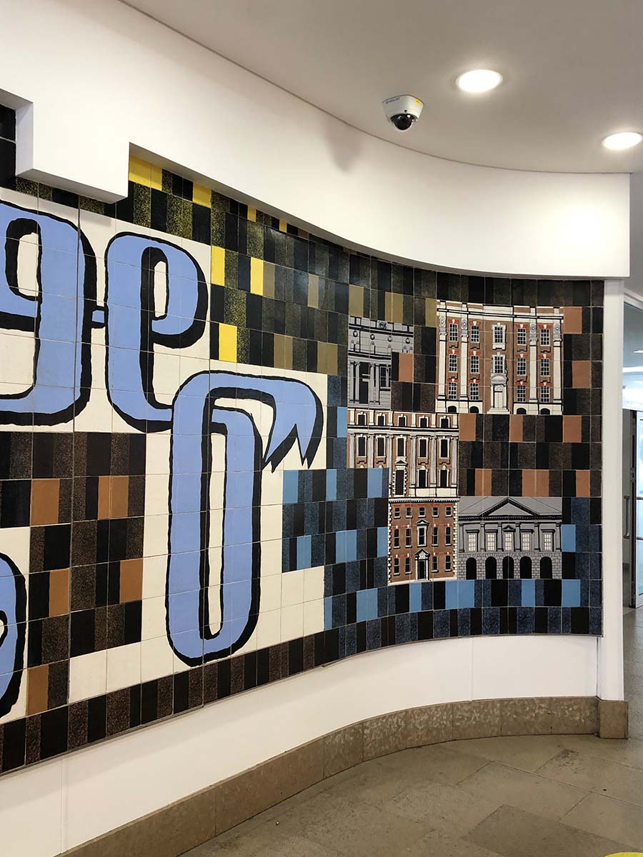 Section of Gordon Cullen’s Mural, 1958, Lower Precinct, Coventry