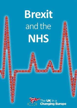Cover image of the "Brexit and the NHS" report