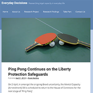 Screenshot of legal capacity blog