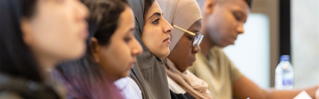 Students attending a lecture