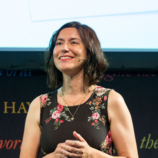 University of Birmingham's Lisa Bortolloti speaks at Hay festival