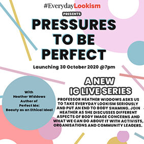 Pressures to be Perfect launch poster