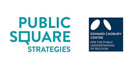 Logos for Public Square Strategies and the Cadbury Centre side by side