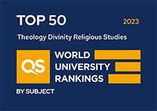 QS World University Rankings Top 50 - Theology, Divinity & Religious Studies