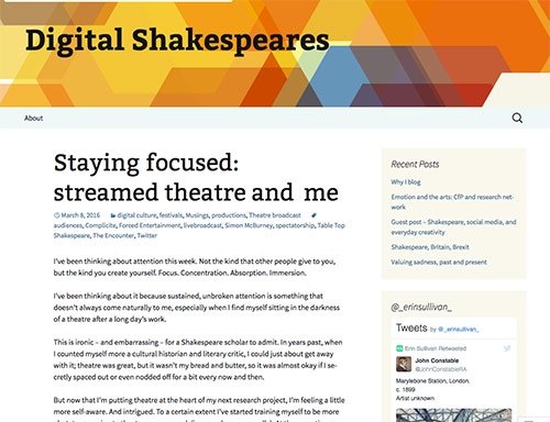 Digital Shakespeares screenshot