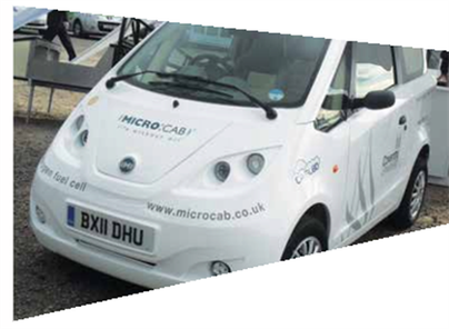 Fuel Cell car that was part of SWARM project